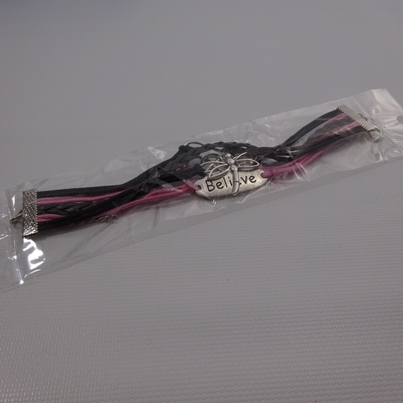 DragonflyBelieve Friendship Leather Charm Bracelet - Picture 4 of 4